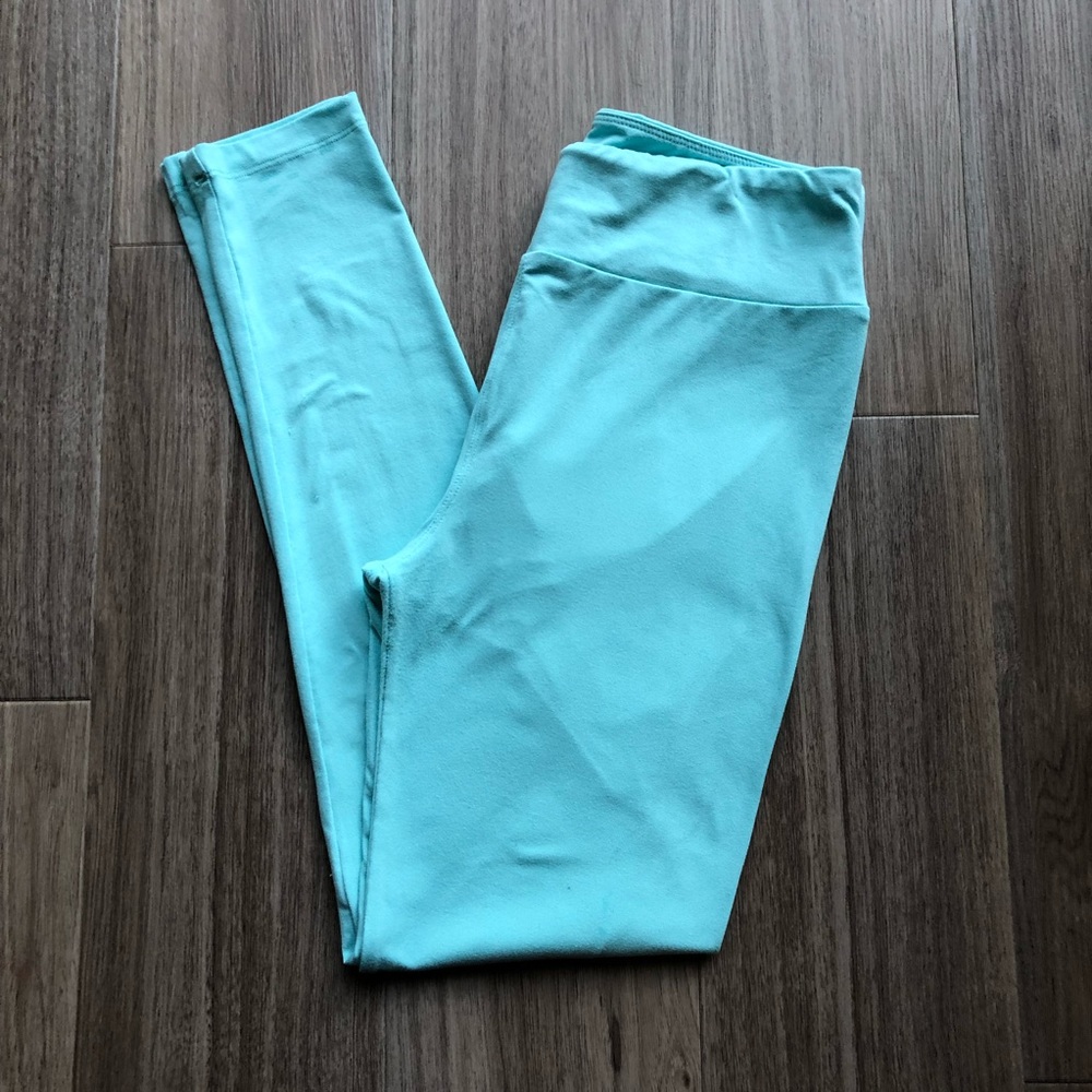 LulaRoe Blue Full Length Leggings